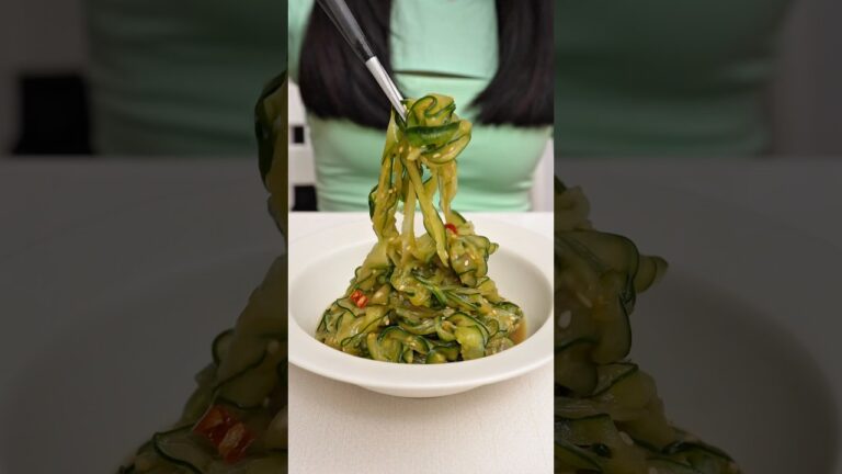 きゅうりリボンサラダ🥒ダイエット中に山盛り食べたい❤️‍🔥