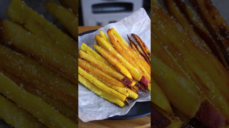 揚げない！さつまいもスティック作り方！#簡単レシピ