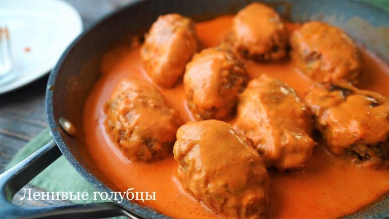 【野菜たっぷり】濃厚煮込みハンバーグ＊ロシアの家庭料理【なまけ者のロールキャベツ】の作り方