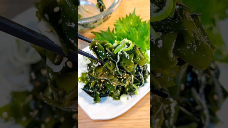 最強の腸活料理！簡単わかめナムル🤤