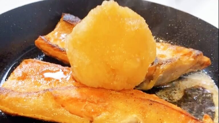 大体で作る焼き鮭ハラスおろし