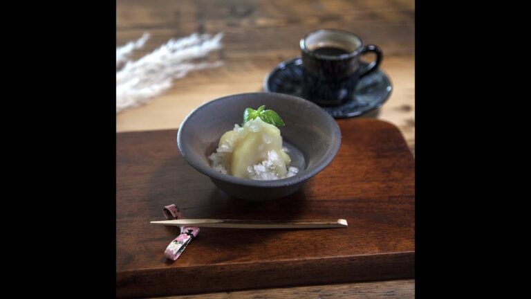 洋風のデザートを「和」の盛りつけで！リンゴのカルバドス煮 ｜和食のレシピ集