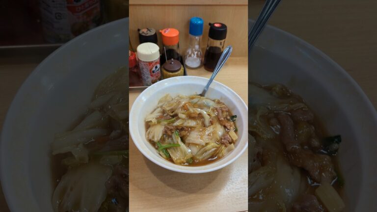 中国居酒屋 燕楽 神戸・新開地の商店街で豚肉あんかけご飯・広東風豚足煮込み #神戸グルメ