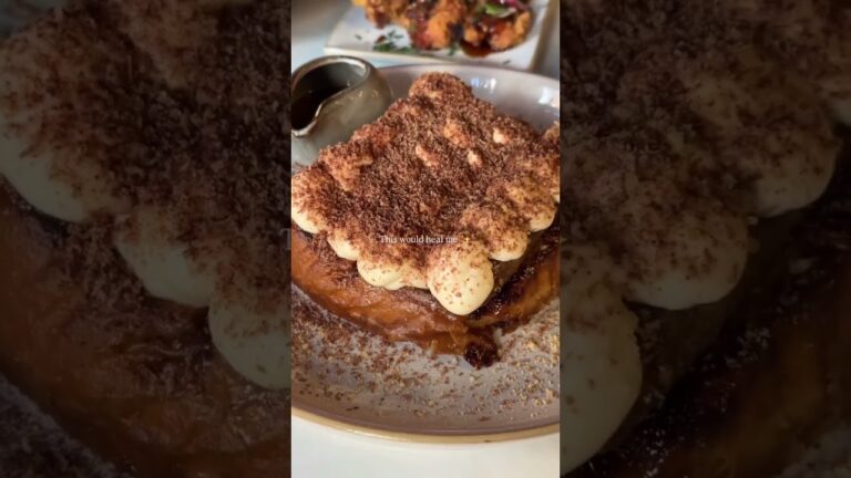 The Sweetest Way to Brighten Your Day! (TIRAMISU French Toast) #shorts