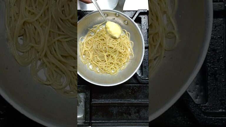 シンプルで美味しい！【アンチョビとバターのパスタ】#shorts
