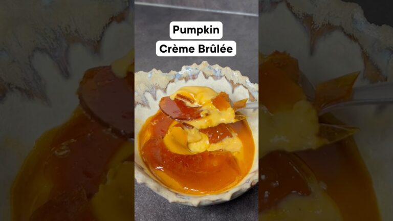Pumpkin Crème Brûlée 🎃 Get the Recipe on @gronda