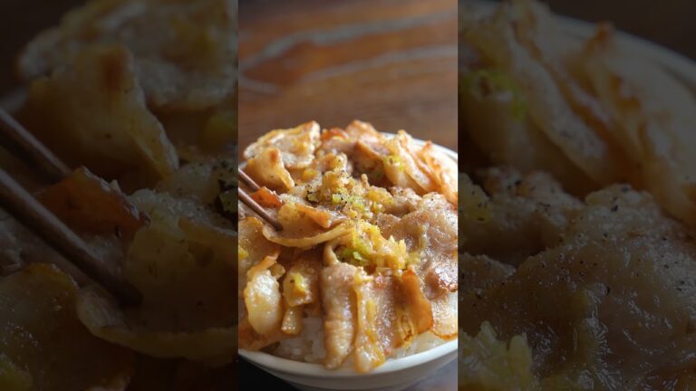 【ネギ塩豚丼】｜クラシル #Shorts