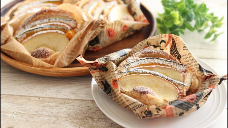 りんごとかぼちゃのアーモンドパイ Apple and pumpkin's Almond Pie｜かぼちゃのお菓子・ケーキ・スイーツ｜HidaMari Cooking