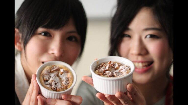 さつまいものココットチーズケーキの作り方　秋の美味しい濃厚スイーツを食べる！簡単手作りレシピ　湯煎焼き【MOGMOG STROLL】