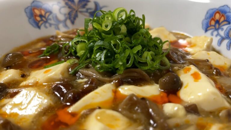 【塩麻婆豆腐】普通の麻婆より好きかも！肉なしだけど、ご飯がすすむ塩マーボー