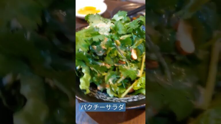 パクチーサラダ　パクチー大好き #パクチー