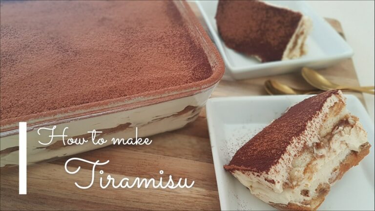 Easy! Best Tiramisu with no eggs no gelatine - No bake dessert / 簡単で絶品！ ティラミス　卵なし・ゼラチンなし・焼かないデザート！