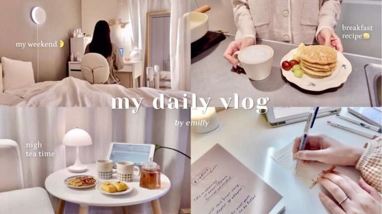 暮らしを楽しむ社会人の週末ルーティン🌛🍂｜セルフケア､自炊､自分へのご褒美｜iHerbおすすめケアアイテム🧴