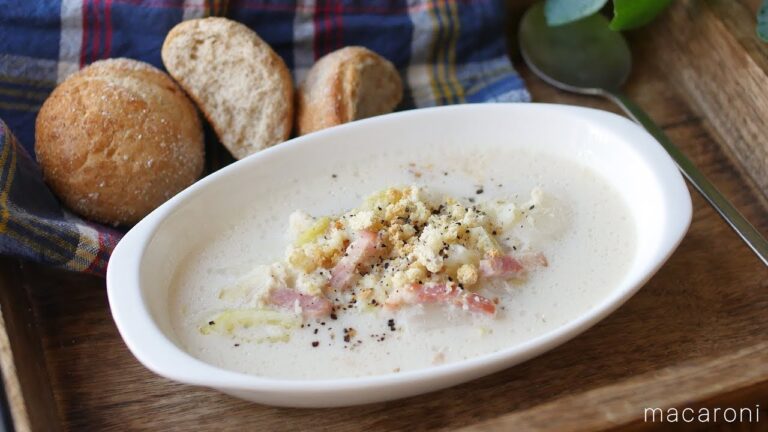 【365日のパンとスープ】おからでふわふわ豆乳スープ