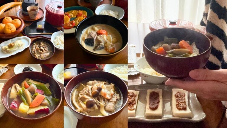 体を温める一汁一菜の和食ごはん【３日分献立】