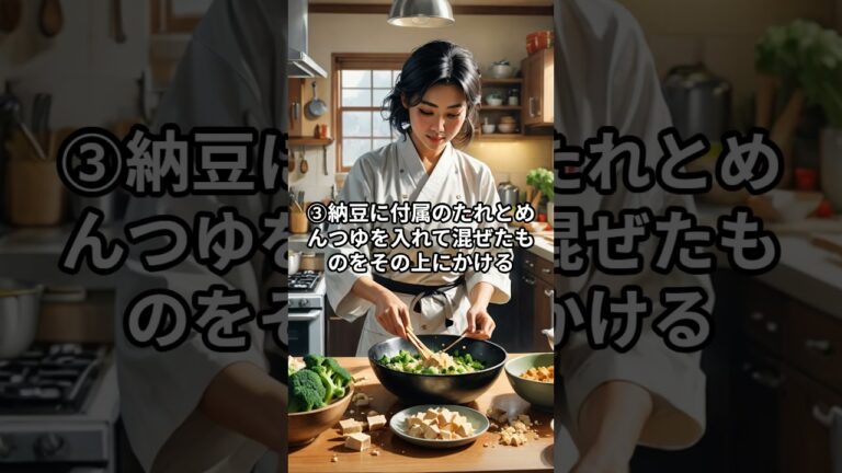 納豆とブロッコリーのおつまみ#shrots