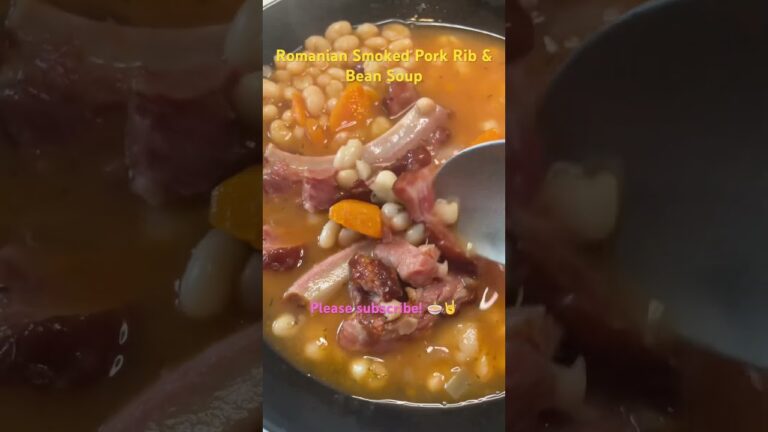 Romanian Smoked Pork Rib & Bean Soup 9