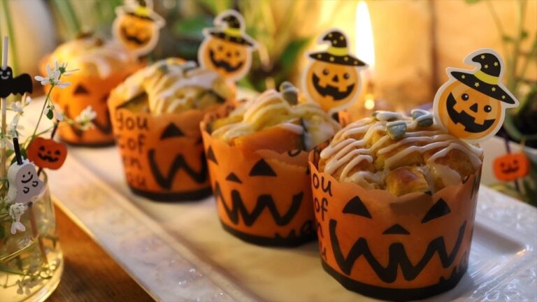 かぼちゃのマフィンの作り方・レシピ How to make Muffin of Pumpkin｜Coris cooking