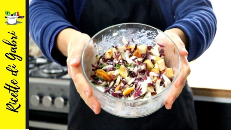 NON MI STANCO MAI DI MANGIARE QUESTA INSALATA DI RADICCHIO! Facile e sfiziosa- Ricette di Gabri