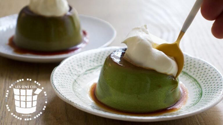 ✴︎抹茶プリンの作り方✴︎How to make Pudding au MATCHA✴︎ベルギーより#170