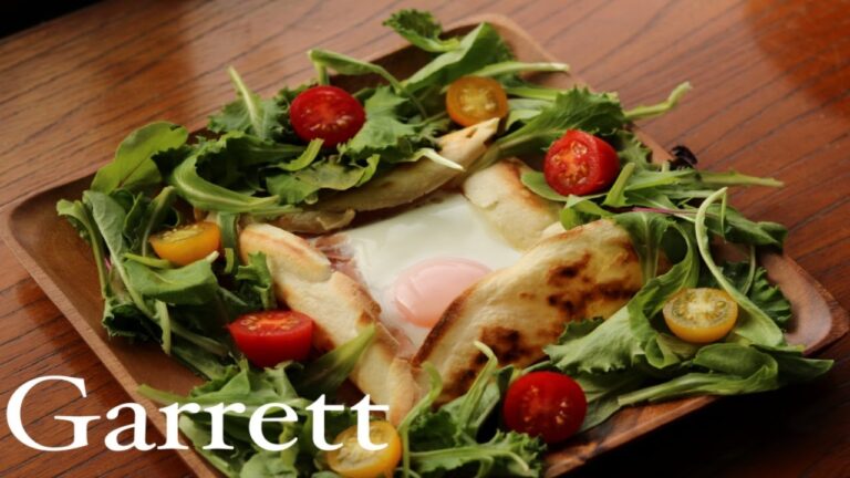 簡単なのにめっちゃオシャレな小麦粉ガレットの作り方/How to make Garrett