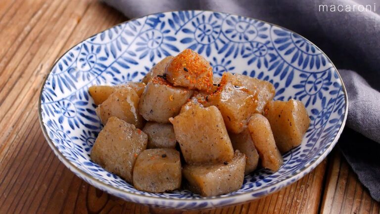 【こんにゃくのめんつゆ煮】10分で完成！こんにゃく1つでパパッとおかず♪