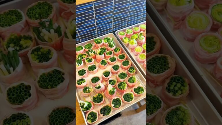 総再生数2500万回超え！バズってる野菜巻き串🥦