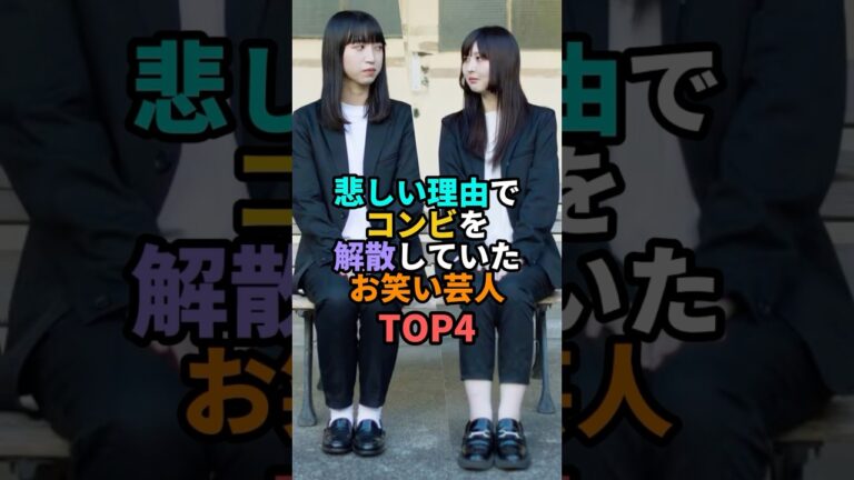 悲しい理由で解散していたお笑い芸人TOP4 #お笑い #芸人 #お笑い芸人