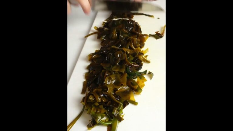 【春の訪れ！滋味・美味の極み】　生わかめの佃煮の作り方 簡単レシピ 料理 保存食 お弁当 レシピディア Lecipidia #shorts