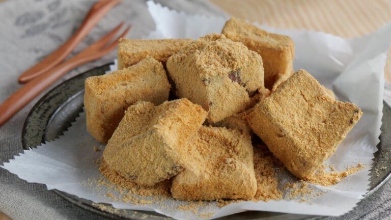 【揚げずにつくる♡簡単きな粉パン】きな粉好きが大興奮♪ Easy Kinako Bread