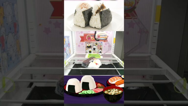 トレバ のufoキャッチャーでふっくらおにぎりリュック2　天むすを一発ゲット　(. ❛ ᴗ ❛.)