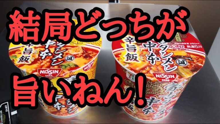 [トラック飯]蒙古タンメン中本旨辛飯🍚チーズ？ノーマル？旨いのはどっち？[大型トラック運転手]  ひげちゃん