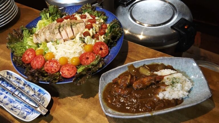 コストコ素材！【シーフード海老カレー】大量料理作るぞ！