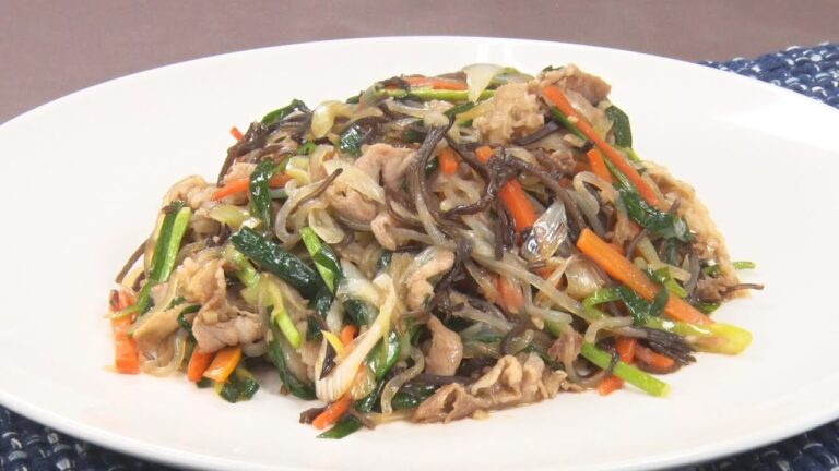 しらたきのチャプチェ風炒め【キチキチキッチン】