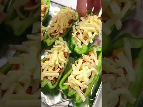 ボリューム満点ピーマンのおつまみ　#shots