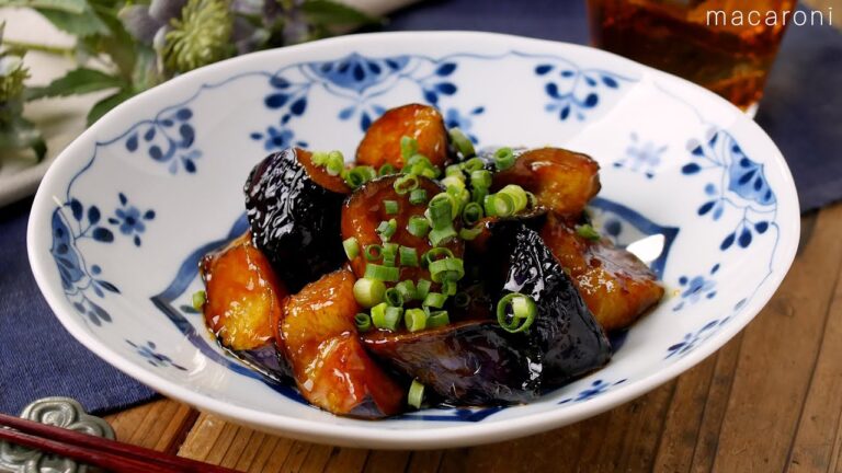 【なすのピリ辛コチュジャン炒め】食材ひとつでパパッと作れる！ご飯が進む甘辛味♪