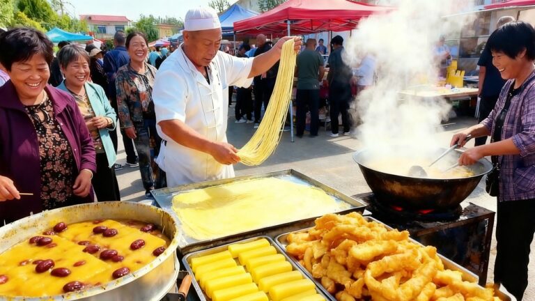 阳泉柏井庙会：大戏唱响人间烟火，拉面香飘四溢，热闹非凡的庙会记忆
