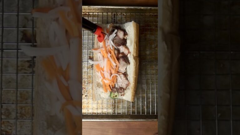 BBQ Pork Banh Mi. Hot & Ready.