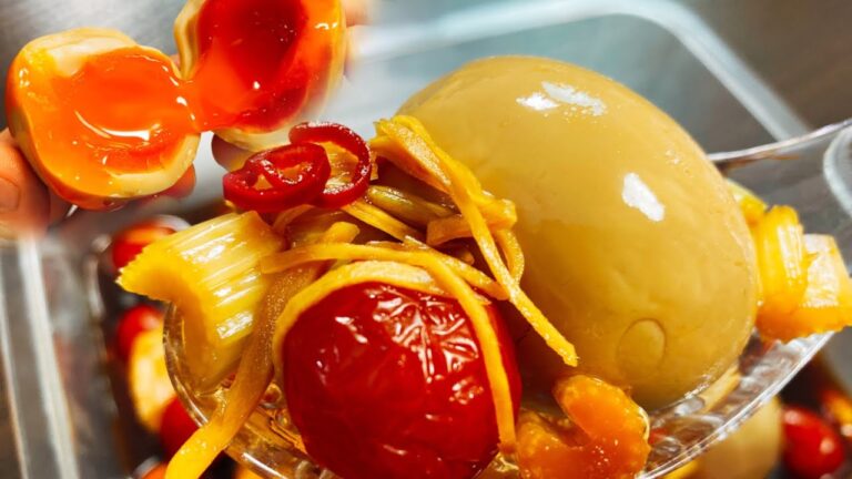 【これだけは絶対試して欲しい】秘伝のたれに漬けるだけ♪『絶品やみつき卵とまセロリ』【半熟煮卵／作り置き／低糖質レシピ】Pickled Tomato, Celery, & Soft-boiled Egg