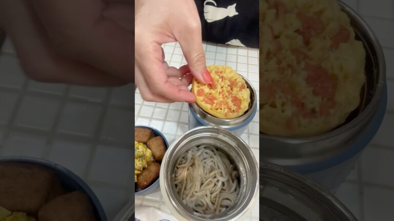 蕎麦も中々美味しい保温弁当#short#お弁当#スープジャー#40代主婦