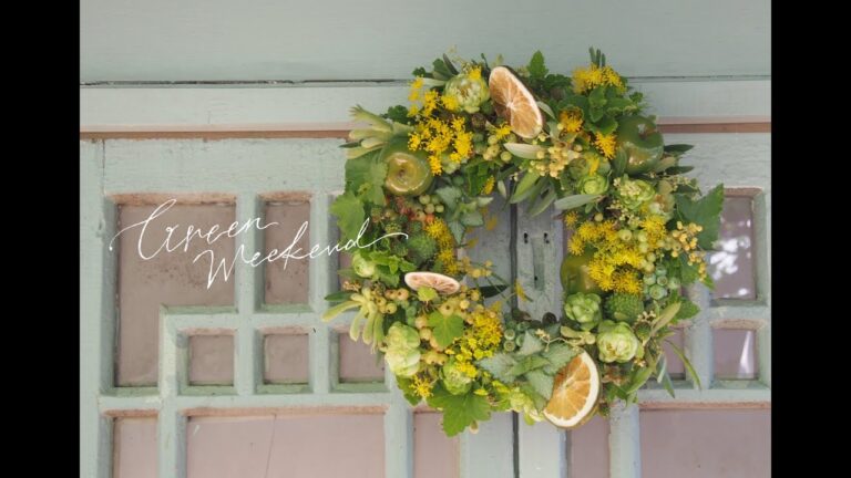 みずみずしい初夏のドアリースづくり –SUMMER DOOR WREATHE–【Green Weekend】