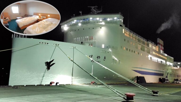 新造船！新日本海フェリー けやき就航初日に乗船 |ステートS和洋室と就航記念グリルメニューが最高すぎた