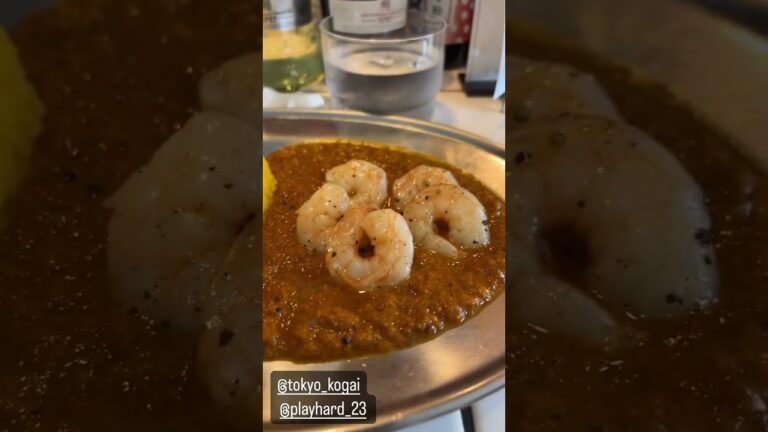 【海老カレー】毎週月曜日は亀戸の喫茶東京郊外さんの海老カレーに決定(^○^)/#食レポ#カレー#海老#喫茶店#kraftytokyo#shorts