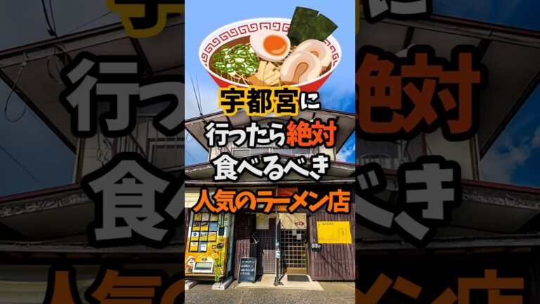 ㊗️25万再生▶️宇都宮に行ったら絶対食べるべき人気のラーメン店 #おいしい #ラーメン #グルメ #ramen #グルメ好き #宇都宮市 #栃木県