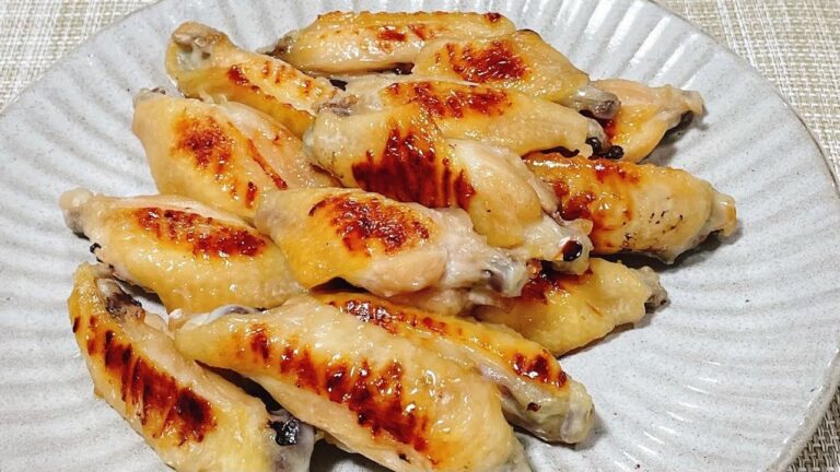 【手羽中の塩麹焼き】漬けて焼くだけ！簡単料理