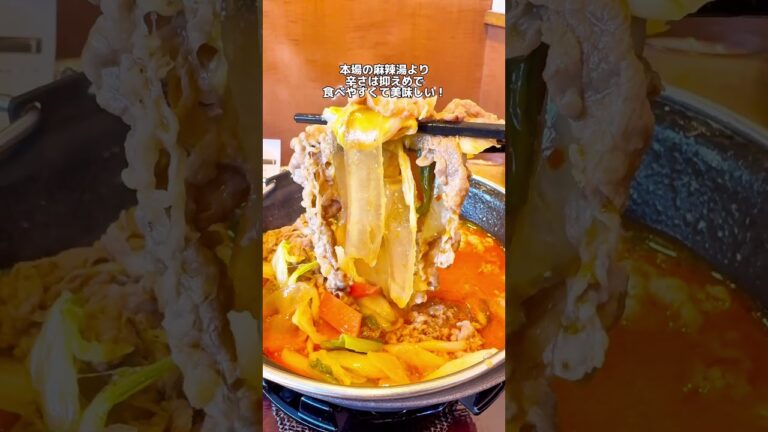 【すき家アレンジ】 10月28日新発売すき家新作 牛•胡麻 麻辣湯鍋定食 #すき家 #麻辣鍋 #麻辣湯 #麻辣 #牛すき鍋 #鍋 #すき焼き #辛い #辛い食べ物