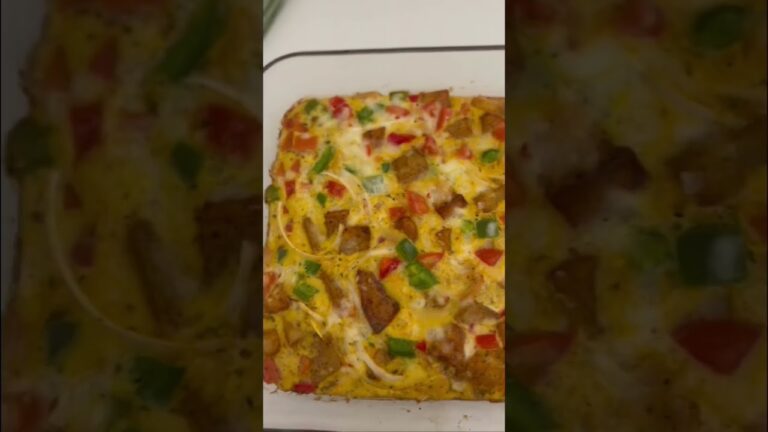 My favorite Italian Recipe, Oven Baked Potato Veggie Frittata #shorts
