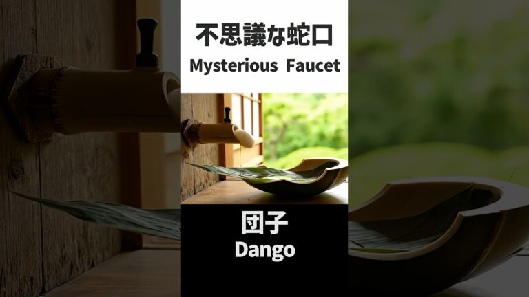 【ASMR】蛇口からみたらし団子が…?! とろとろタレともちもち団子の音🍡✨ #ASMR #shortsfeed #shorts