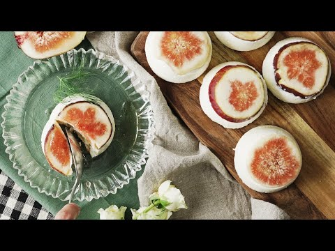 【萌え断❤️】いちじくのさっぱりレアチーズケーキ