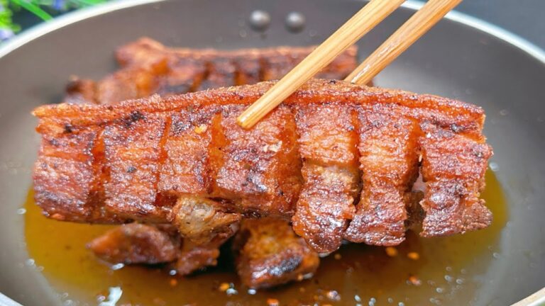 想吃脆皮五花肉別買了，家裡沒烤箱也能做，皮脆肉香，上桌就光盤，【麗麗廚房】，#脆皮五花肉料理，#脆皮五花肉食譜，#家常菜，#脆皮五花肉的做法，#food #port #cooking #recipe